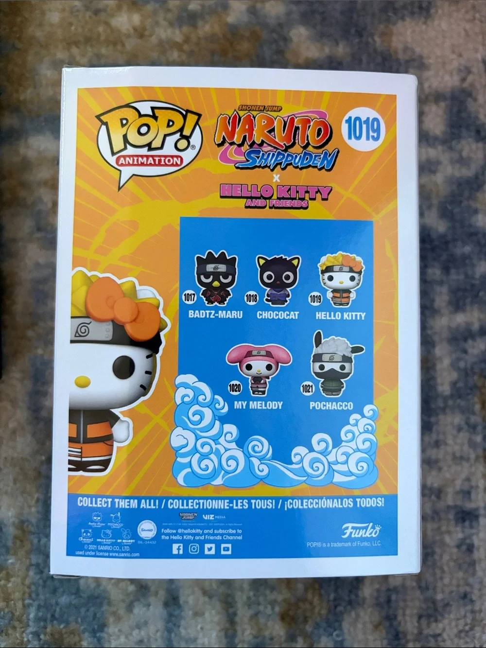 Funko Hello Kitty Naruto Shippuden Crossover – Orange and Yellow Bow